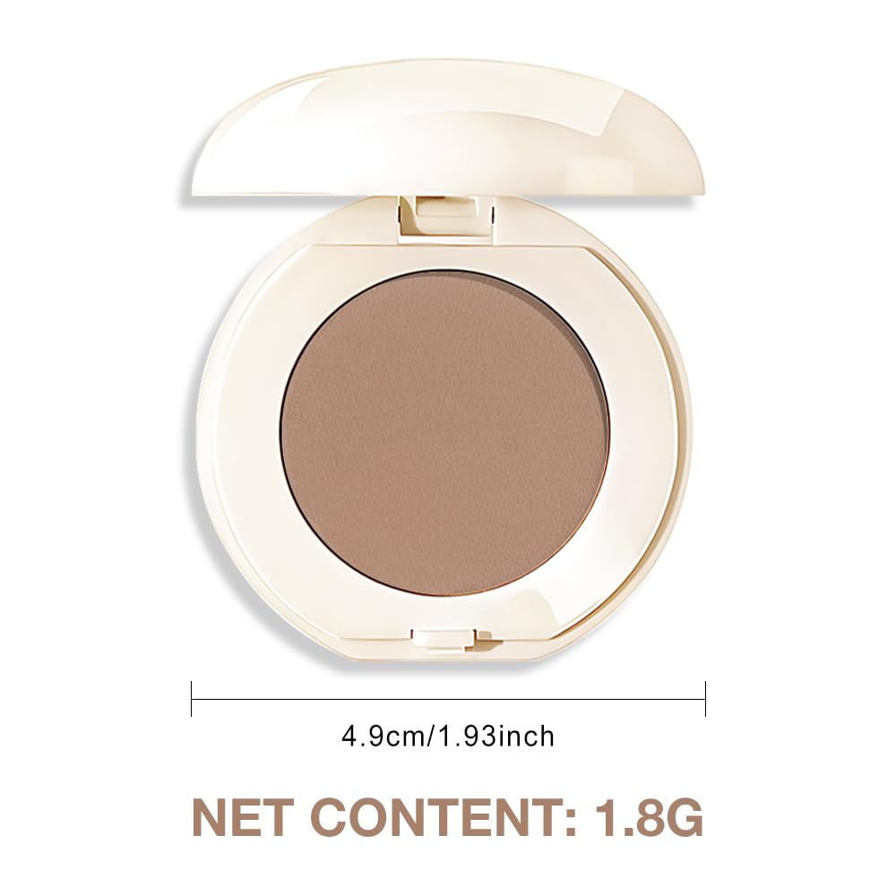 Single Cream Eyeshadow,Milk Coffee Matte Eye shadow Pallette,Waterproof&Long Lasting Mini Eyeshadow,Soft Matte Eye Makeup,Vegan & Cruelty-Free Eye shadow for Brown Blue Green Eyes #07