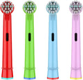 Kids Toothbrush Heads Compatible with Oral B - Electric Toothbrushes, Replacement Brush Heads with Protective Caps, 4/8/12/16 Pack (4)