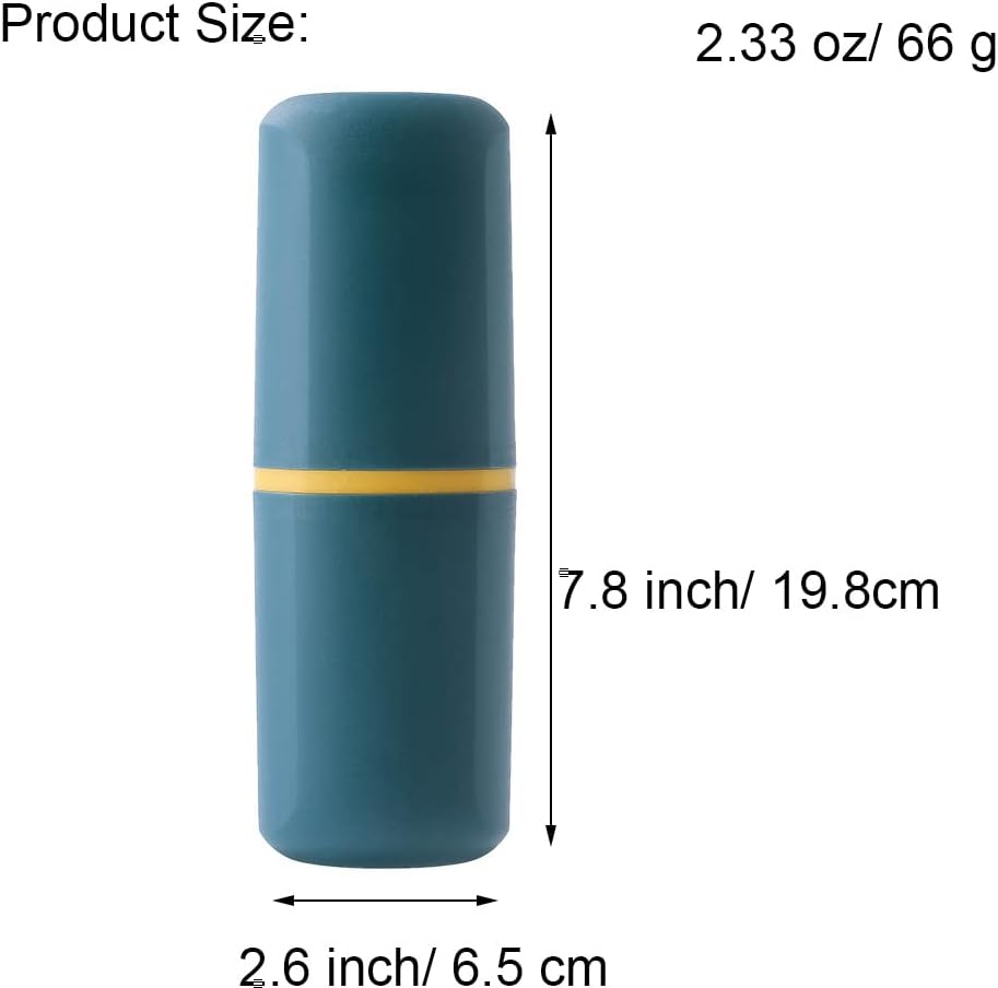 2 Pcs Travel Toothbrush Holder Plastic Toothbrush Travel Case Portable Toothbrush Holder for Travel Normal Toothbrush Electric Toothbrush Container for Traveling Business Camping Daily Uses