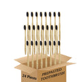 Bamboo Toothbrush Prepasted Disposable Toothbrsuh Soft Bristles Prepasted Toothbrush,Disposable Toothbrsuh (24 Pieces)