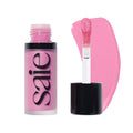 Saie Dew Liquid Blush for Cheeks - Hydrating Cream Blush Stick with a Blendable + Buildable Formula - Skincare Infused Dewy Cheek Tint for a Natural Flush - Glowy Makeup Essential - Baby (.40 oz)