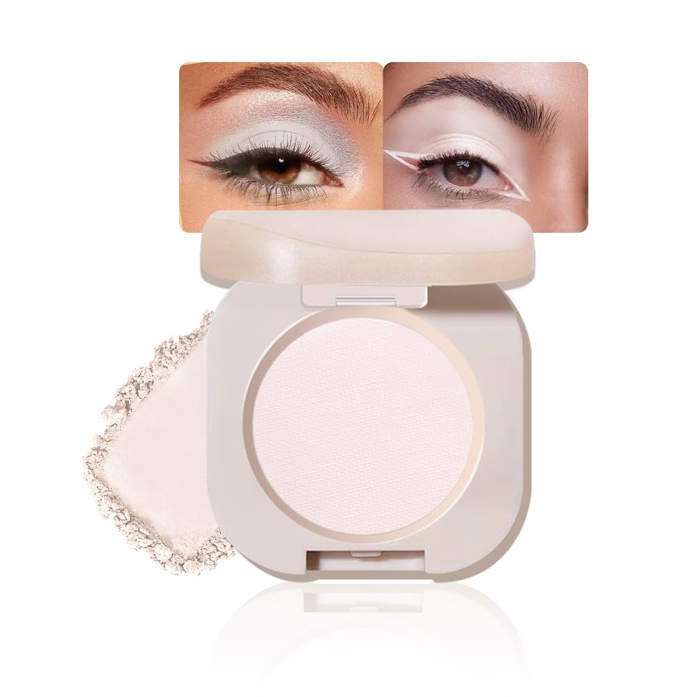 Pearlescent mini Eyeshadow Highly Pigmented Blend Matte & Shimmer EyeShadow,Cream Moisturizing Waterproof&Long Lasting Eye Makeup Natural Luminous Makeup Look (B01, 1 Count (Pack of 1))