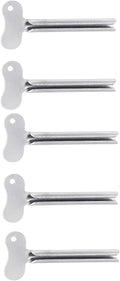 5Pcs Stainless-Steel Tube Toothpaste Squeezer Keys Metal Hair Dye Color Wringer Tool Durable Key Roller Dispenser Processing Bathroom Safety, Aids and Accessories