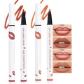 Kaely 2Pcs Mocha Nude Longwear Liquid Lip Liner Waterproof, 24 Hour Long Lasting Lip Liner Stain Marker Pen, 2-in-1 Matte Semi Permanent Lipliner & Lipstick, Vegan & Cruelty-Free, 03+05