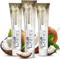 Dr. White’s Fluoride-Free nHA Toothpaste 3-Pack; Dentist-Formulated, Nano Hydroxyapatite + Xylitol, Sensitivity Relief Complex™, Mint-Free, Enamel Safe, Swallow-Safe (3.5 Oz, Coconut Chill)