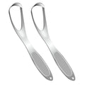 2 PCs Medical Grade Tongue Scraper by Vastmed | Stainless Steel Tongue Cleaner, Metal Tongue Scraper with Travel Bag | Tongue Scrubber for Bad Breath, Boost Oral Hygiene