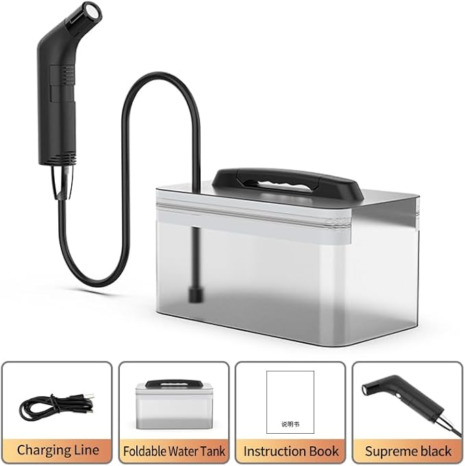 2Clean Portable Bidet, Portable Bidet for Travel, Travel Bidet Portable Sprayer, Portable Bidet for Women, Bidet Portable for Personal Care, Portable Bidet for Toilet, Electric Portable Bidet for Men