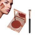 Viralvera Colored Clay Undereye Corrector, Colored CC Undereye Corrector, Eye Concealer Color, Clay Neutralizing Makeup Under Eye Hydrating Concealer with Brush