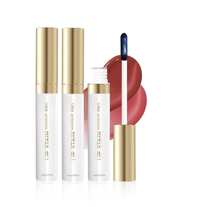 Lip Stain Peel Off – Wipe-Off Lip Stain Tattoo | Long Lasting Waterproof Lip Tint, High-Pigment Matte Lip Color, Smudge & Transfer Proof Lip Stains Masque, Kiss-Proof All-Day Lip Makeup 02#+09#