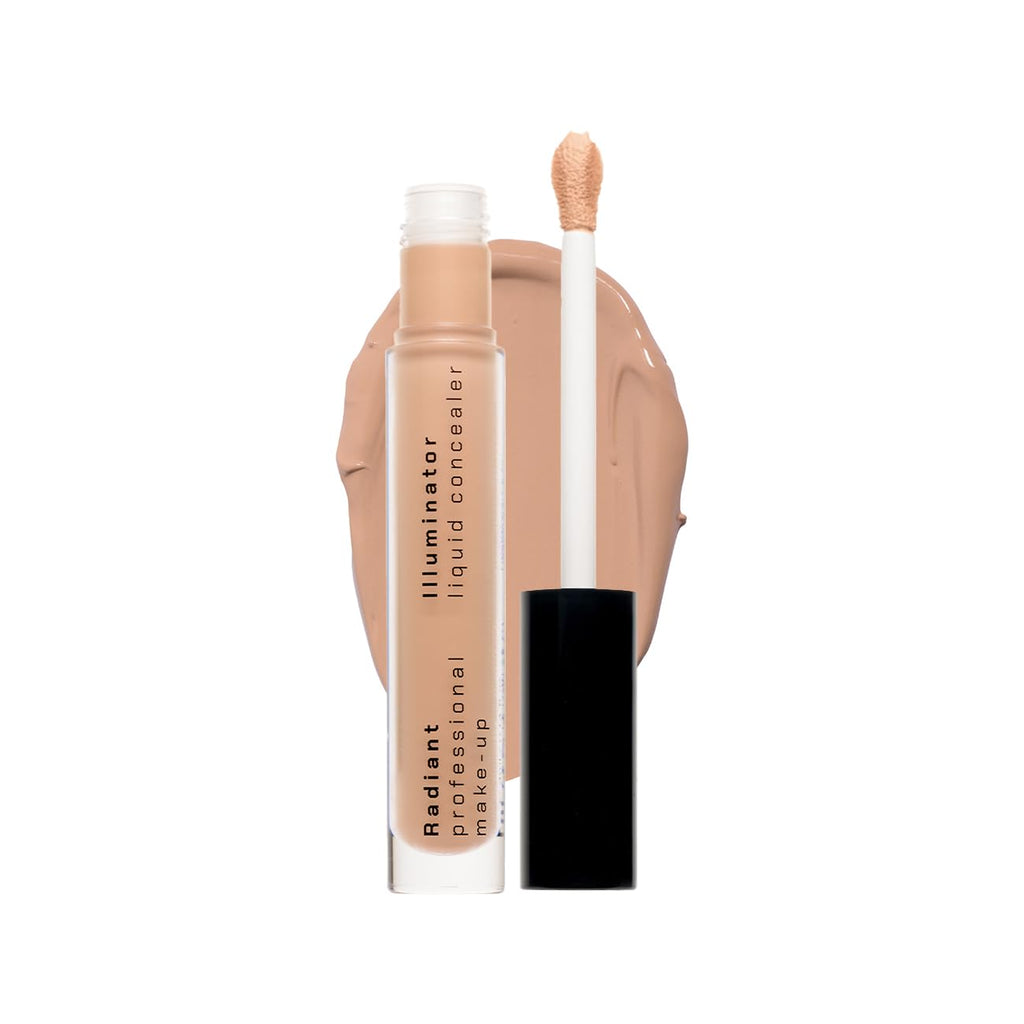 Radiant Professional Illuminator Concealer Color Corrector & Dark Spot Remover - Works with Natural Liquid Makeup Foundation & Bronzer Powder - Concealer Stick & Eye Primer - (08) Peach