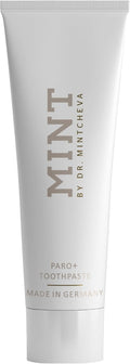 MINT PARO+ Toothpaste - Fluoride-Free - Innovative Formula - Care for Teeth and Gums - Against periodontal Disease, Gum Irritation, Bleeding Gums - by Dr. Mintcheva