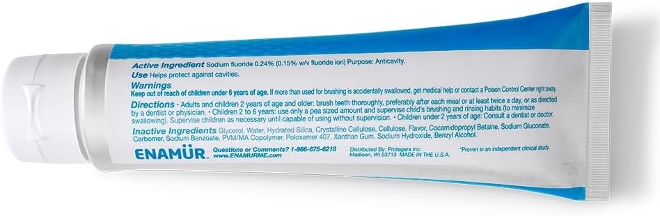 Premium Plaque & Stain Removal Toothpaste - New Launch Special: Plant Fiber Technology Removes 7X More Plaque, Whitens, Protects Enamel, 5.2 oz