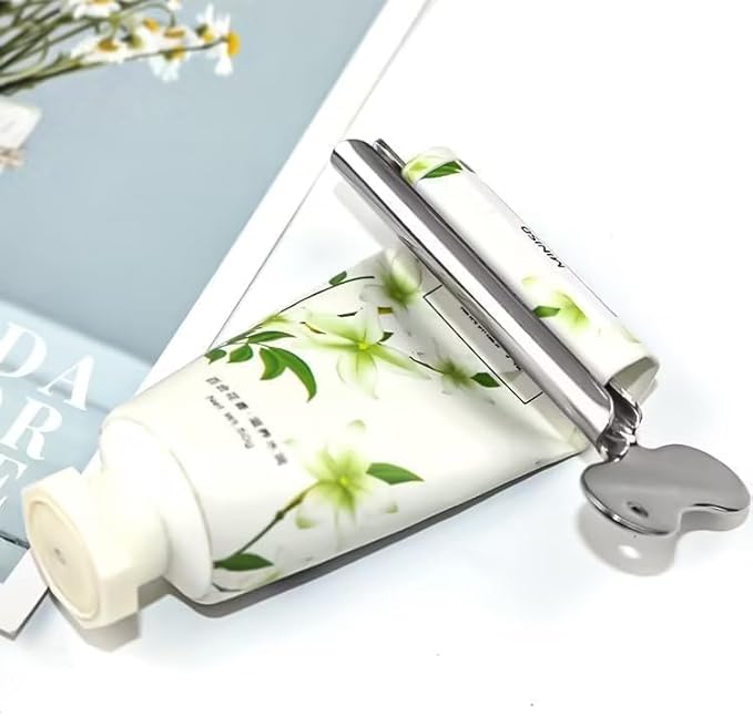 5Pcs Stainless-Steel Tube Toothpaste Squeezer Keys Metal Hair Dye Color Wringer Tool Durable Key Roller Dispenser Processing Bathroom Safety, Aids and Accessories