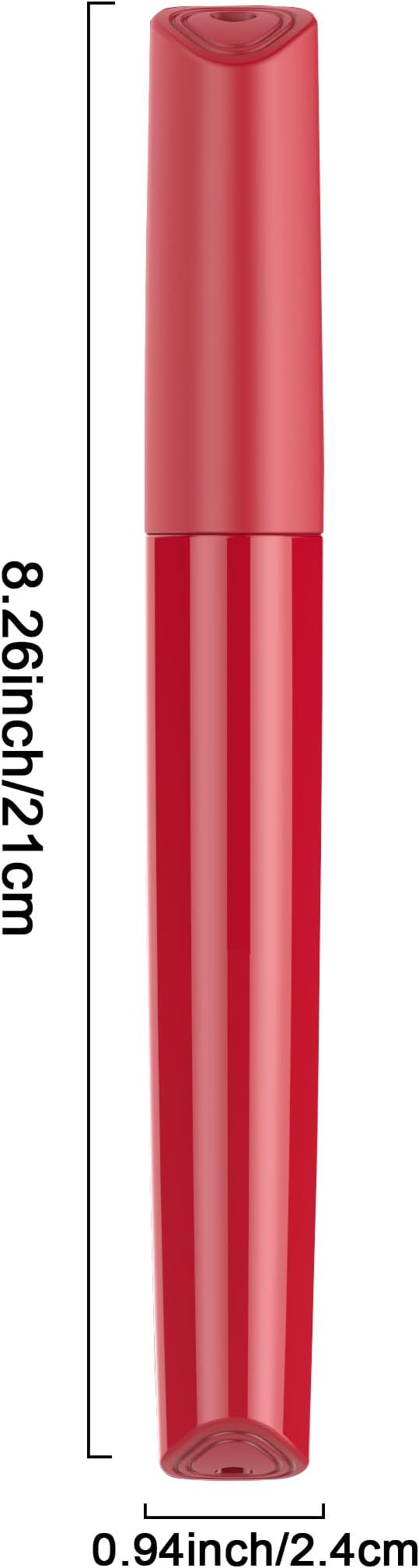 Portable Travel Toothbrush Case, Plastic Container Toothbrush Holder Brushes Box Breathable Design with Air Hole More Hygienic Toothbrush Tube for Home Daily Business Office (Red)