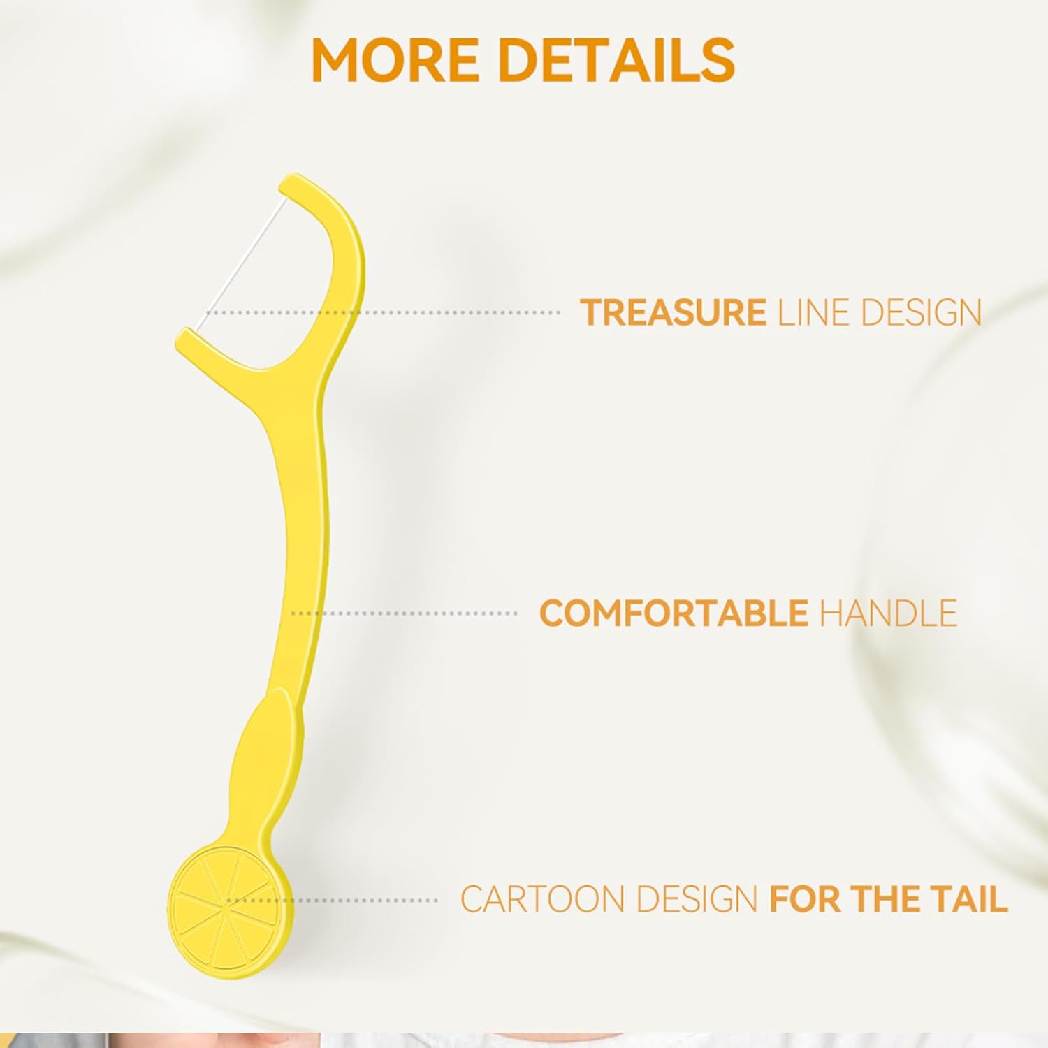 Super Deer Children's Dental Floss Sticks, 60 Count, Individually Packaged, Ages 3+, Shred Resistant, Perfect for School, Travel & Playdates