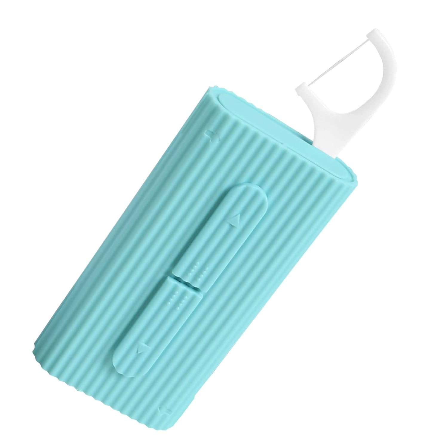Dental Floss Portable Case, Storage 10 Picks Adult Floss in Box. The Best Tool for Cleaning Teeth and Oral Care. Portable Travel Floss is Perfect for Dinners, Dating, Travel, Hotels. (Blue)
