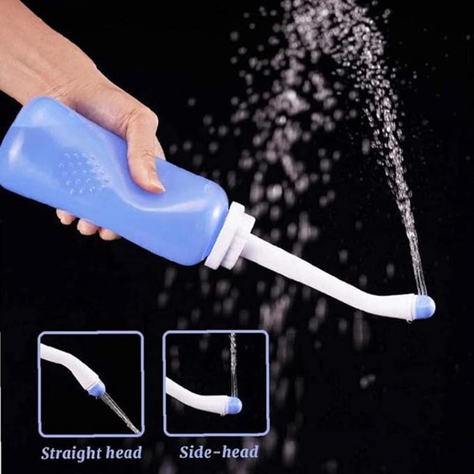 Portable Bidet Bottle for Travel Personal Hygiene Care Manual Bidet (13in)