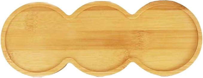Bamboo soap Dispenser Tray, Bathroom Countertop T ray Kitchen T ray Bamboo Tray Sink T ray Dresser Jewelry Ring Dish, Comestic Holder Bathtub Organizer, Ideal for Jewelry, Cosmetics (8.68" ×3.35"