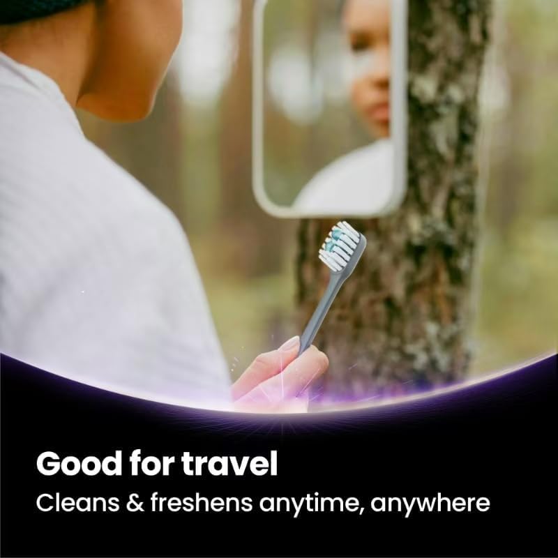 5 in 1 Disposable Toothbrushes with Toothpaste – Individually Wrapped Mini Travel Toothbrushes with Prepasted Toothpaste, Mouthwash Beads, Floss & Tongue Scraper | to-Go Oral Care (96 Count)