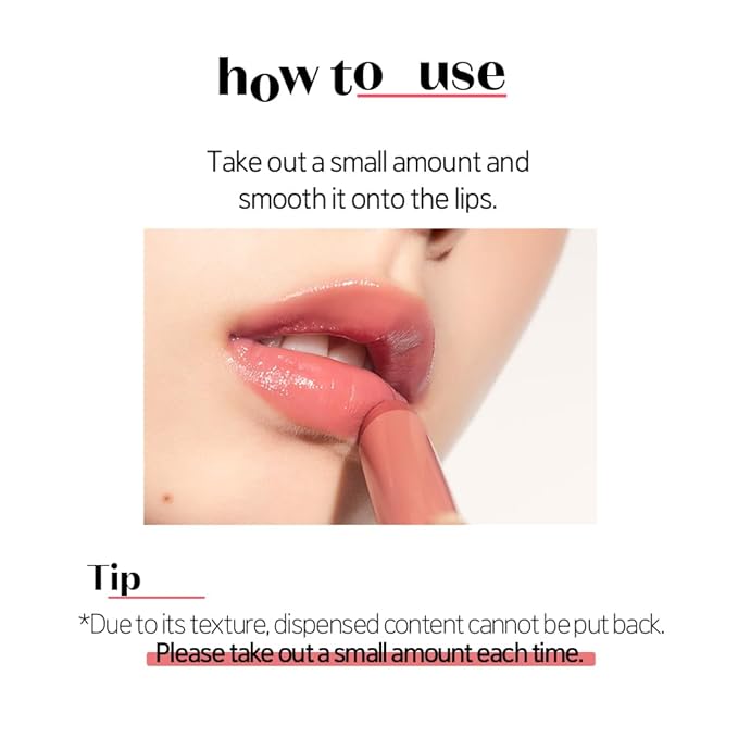 Etude Ginger Sugar Melting Balm Stick 03 Bare Peach | Tinted Moisturizing Lip balm | Natural Ingredients Hydrate Ginger, Sugar, Shea Butter Moisturizing Relaxing Effect | K-Beauty