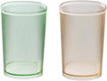 Unbreakable Cup, Bathroom Tumbler, Plastic Toothbrush Holder, Tumbler Cup, Bathroom Cups,Makeup Brush Holder,Set of 2 Reusable Drinking Glasses.