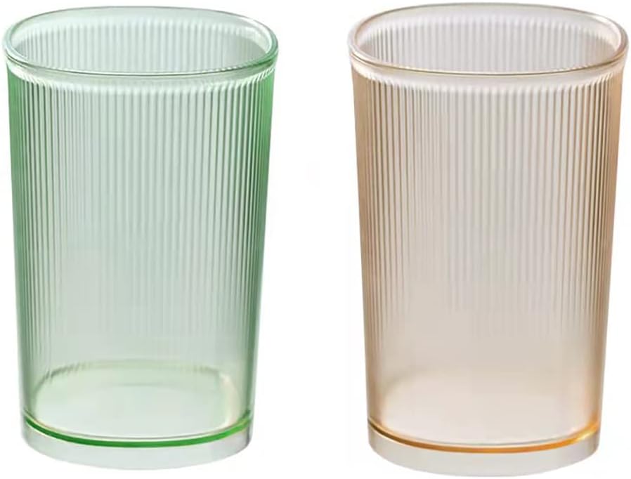 Unbreakable Cup, Bathroom Tumbler, Plastic Toothbrush Holder, Tumbler Cup, Bathroom Cups,Makeup Brush Holder,Set of 2 Reusable Drinking Glasses.