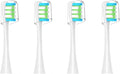 GTHUNDER Electric Rreplacement Toothbrush Heads Suitable for Oclean.with Hygienic Caps,Vacuum-Packed.Fits Adapted for All Oclean Models x pro Elite, X, X Pro,Flow,F1,Air 2-4Pcs(White)