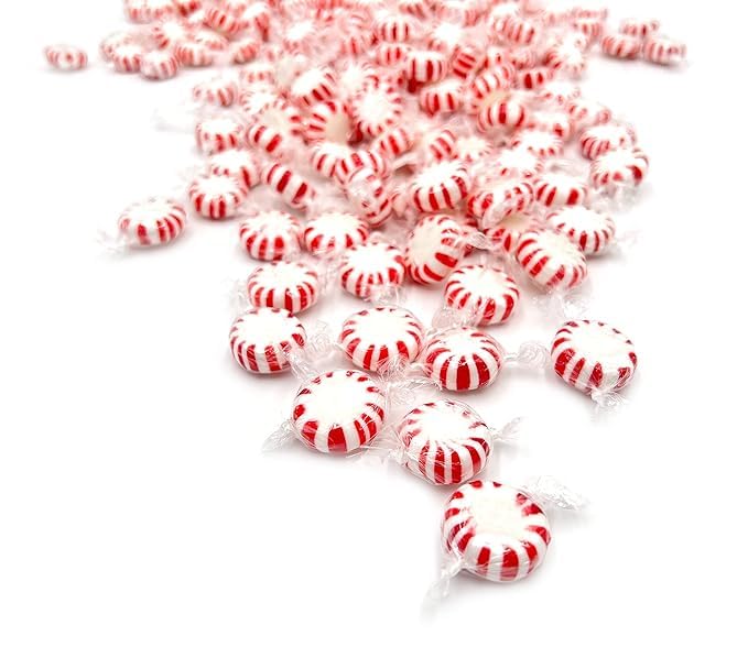 Starlight Peppermint Candy-1.5 lbs Individually Wrapped Peppermint Hard Mints in Bulk, Perfect for Cool Refreshing Breath(24 oz)