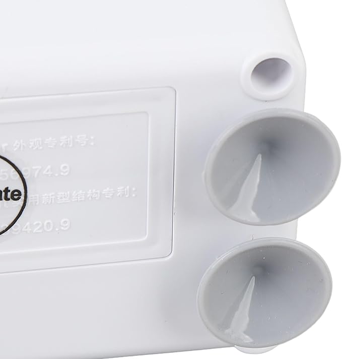 Smart Automatic Toothpaste Dispenser Wall Mounted Touchless Electric Toothpaste Squeezer with 3 Level Adjustable Dispensing Modes for Bathroom Oral Care White ABS Silicone