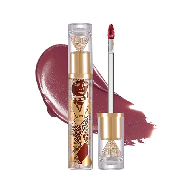 Velvet Matte Lip Stain – Long Lasting Waterproof Liquid Lipstick, Transfer-Proof Lightweight Lip Gloss, Non-Sticky Soft Matte Lip Tint with High Pigment, Smudge-Proof Lip Stain for All-Day Wear #81A