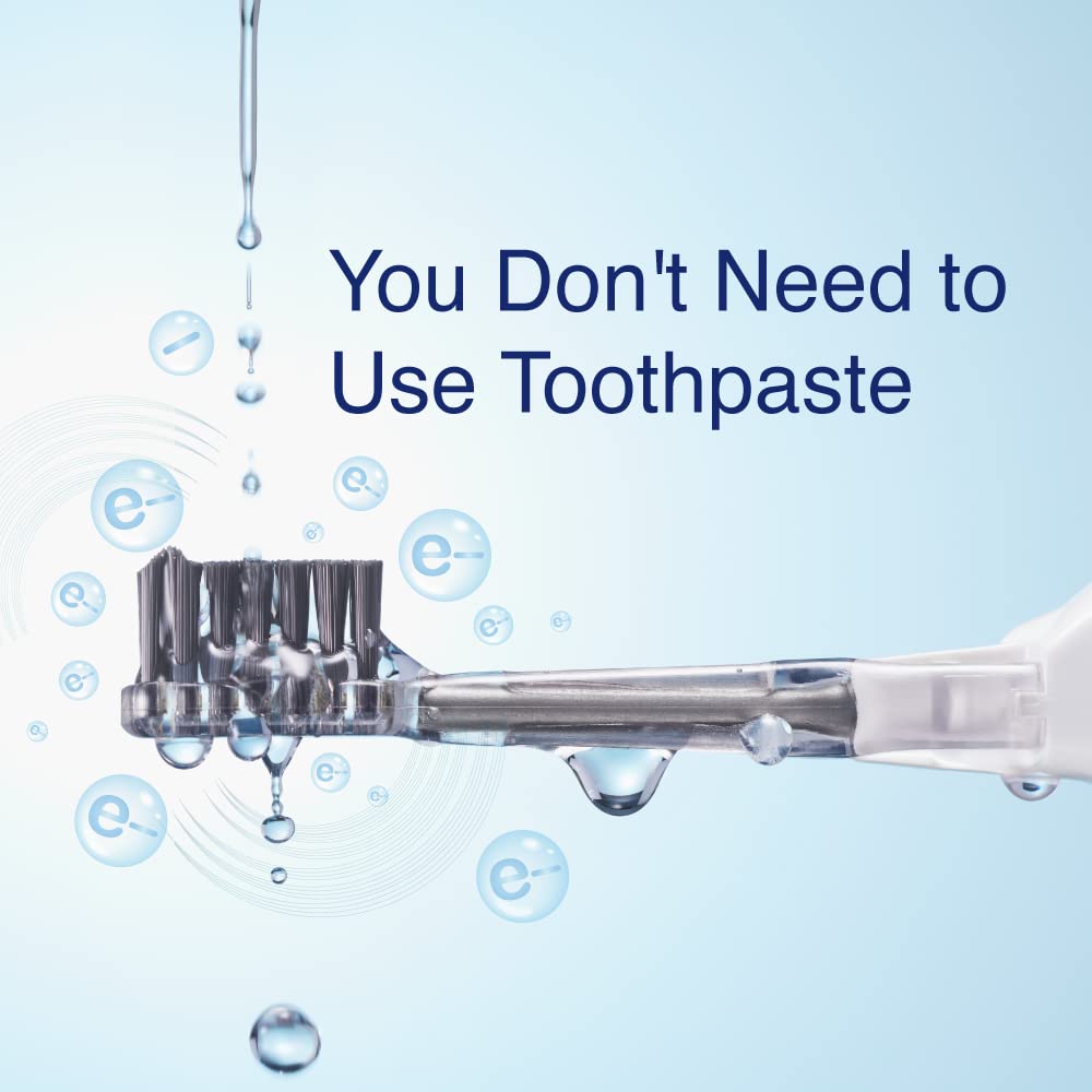 Soladey SoladeyRhythm2, Ionic Power Electric Toothbrush, Solar Panels and TiO2 Semiconductor (Snow White), Ready to use Ionic Toothbrush