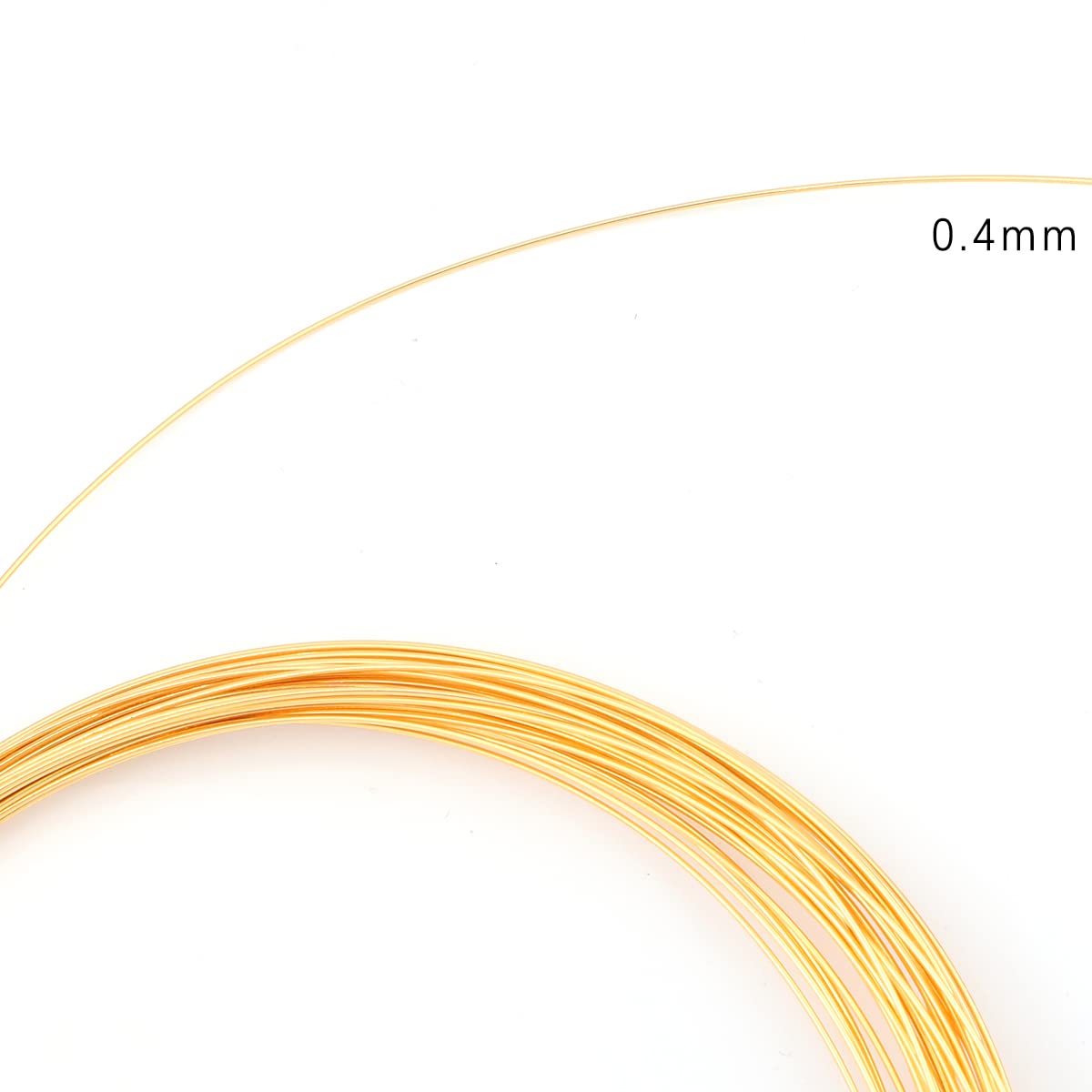 18K Gold Plated Wire 0.4mm 10 Meters Bead Cord for Bracelet Necklace Charm Beading Jewelry Making Findings