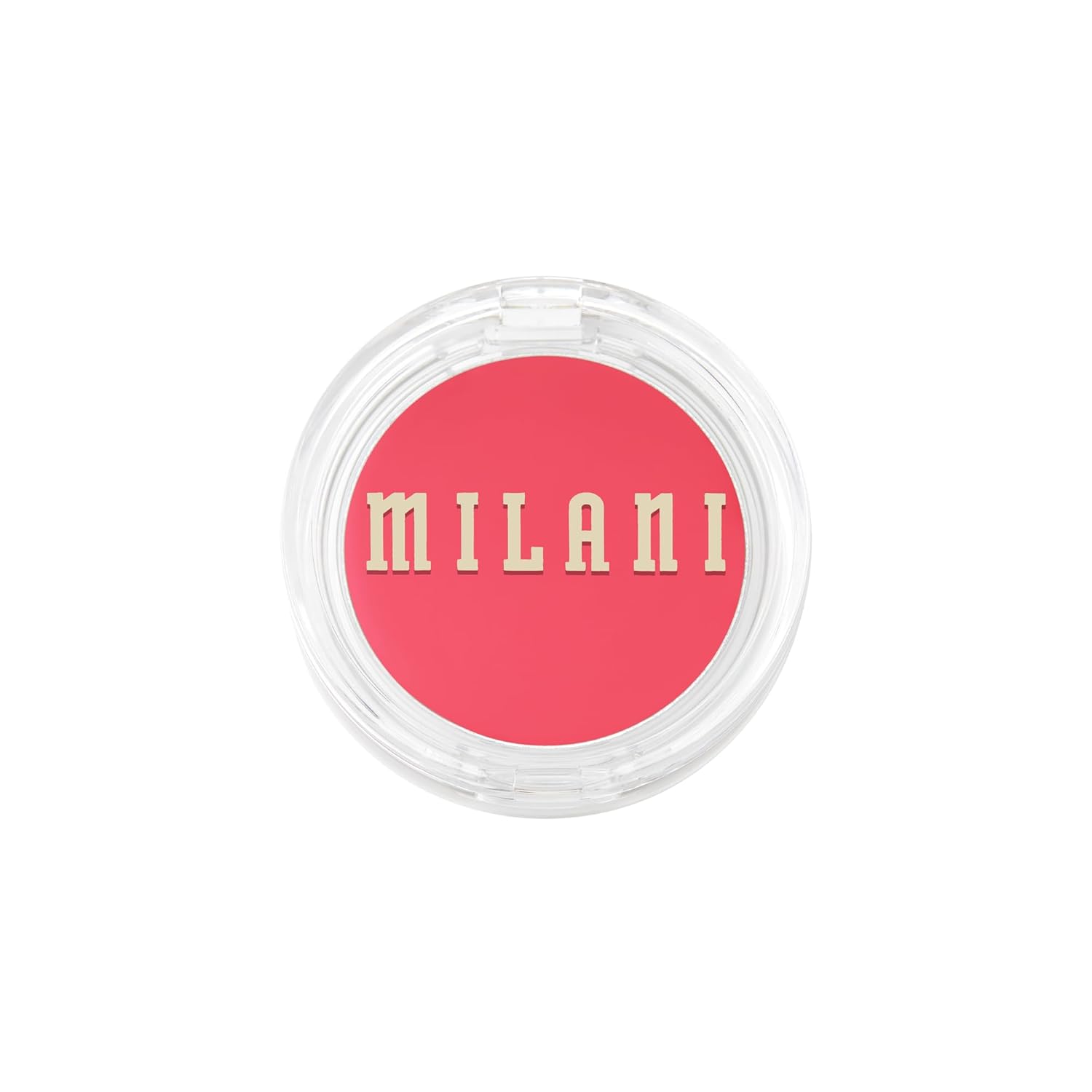 Milani Blush Makeup – Cheek Kiss Cream Blush for Cheeks, Buildable Cream-to-Gel Blusher & Lip Tint, Dewy Natural Color, Hydrating - Coral Crush