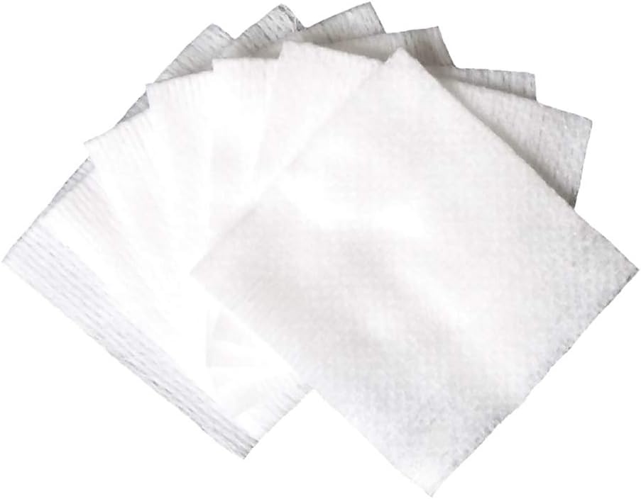 120Pcs Baby Teeth Soft Gauze Finger Clean Oral Hygiene Tongue Milk Stain Cleaning for 0-2 Years Old