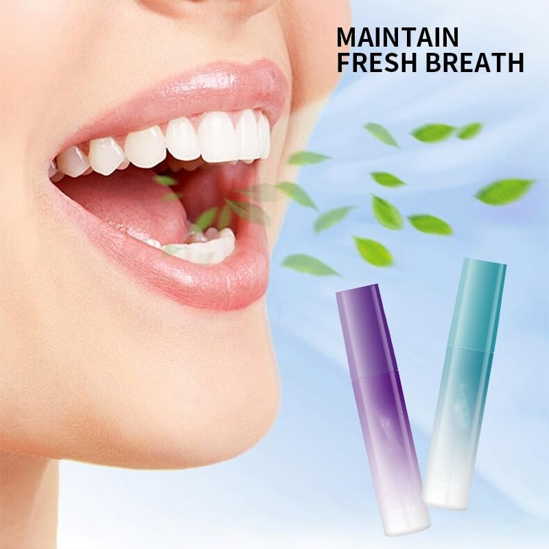 Oral Breath Spray, Portable Mouth Freshener Spray, Natural Extracts, Oral Spray for Long-lasting Fresh Breath for Men and Women