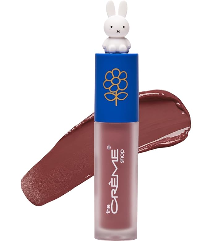 The Crème Shop Miffy Lip Stain, Glossy Finish, Long Wear, Formulated with Jojoba Oil, Sunflower Oil to hydrate, soothe, and moisturize lips, Korean formula - Available in 5 Shades (Cinnamon Chic)