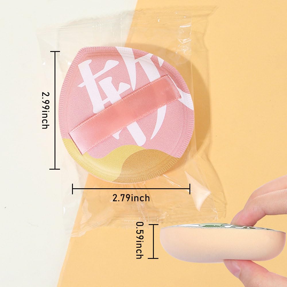 Makeup Sponge for Foundation Concealer and Powder,Latex Free Blender Sponge for Natural and Easy Makeup Soft Long Lasting Beginner-friendly,Travel Size Beauty Makeup Tools (Pink XL 5 Pcs)