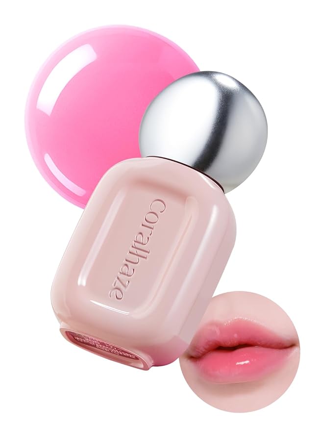 Dew Drop Tint #203 Bubbly 4.5g, Glossy, Lightweight Lip Stain, Glass-Like, High Shine, Moisturizing Lip Oil, Long Lasting Color, Hydrating Gloss, Dewy Finish, Korean Beauty Makeup