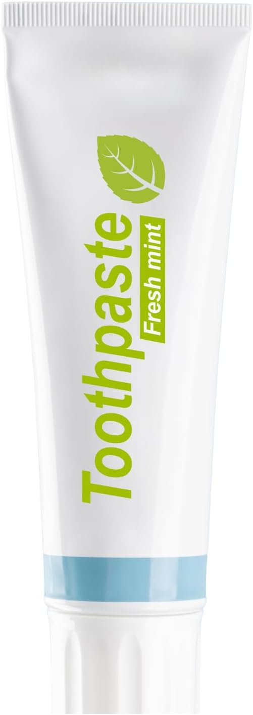 Travel Dental Kit - Toothbrush, Toothpaste, Dental Floss Picks, Mouthwash Packets, Complete Oral Care Set with Pouch