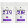Enamio Berry Remineralizing Gum with Nano Hydroxyapatite for Enamel Support & Sensitive Teeth - Xylitol Gum, Plastic Free, Sugar Free, Natural Oral Care - No Aspartame- Made in USA - 2 Pack