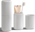 Toothbrush Travel Case，Portable Travel Toothbrush Holder，Toothbrush and Toothpaste Container for Traveling, Camping, Business Trip and School, Outdoor（1Pack）