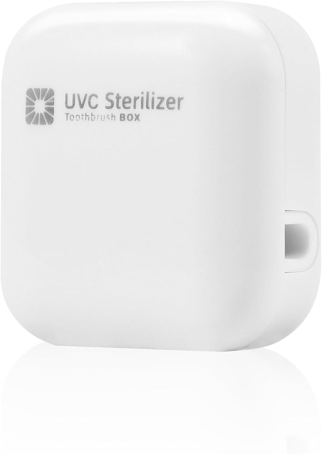 Wall Mounted Toothbrush Holder & Toothbrush Cleaner, Electric ToothBrush Holder, Cleaner for Bathroom Accessory, Clean for Home, Travel (White)