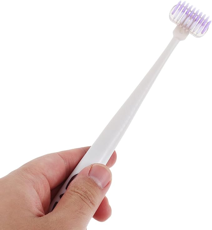 4pcs Shaped Toothbrush Soft Luxury Bristles with Rotating Head for Deep Cleaning Gentle Sensitive Gums Family Pack for Daily Oral Care