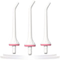 3 Pack Water Flosser Replacement Tips for Oralfree, Nicwell, Nicefeel, COSLUS, Oral Irrigator Jet Tip Nozzel fits for Mospro, Zerhunt Water Flosser, White