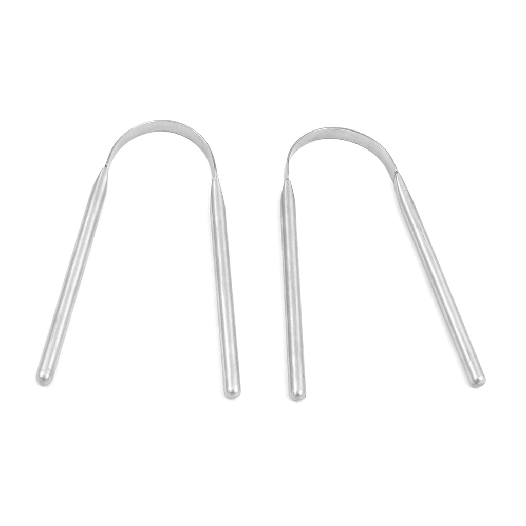 Tongue Cleaner, Stainless Steel (2 Count) By G.S ONLINE STORE