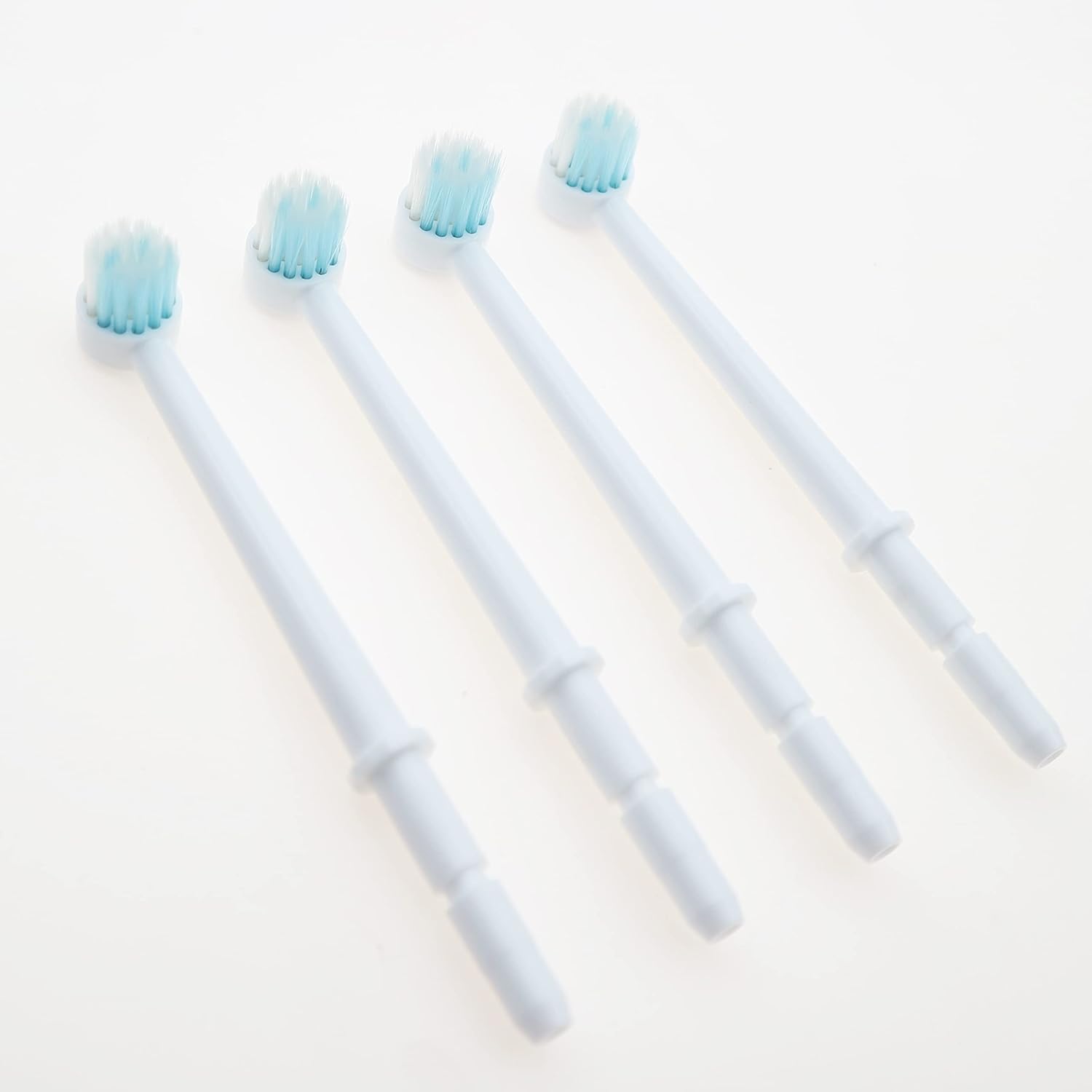 Replacement Dental Water Brush Heads Compatible with Waterpik Water Flossers Toothbrush and Oral Irrigators, 4-Pack