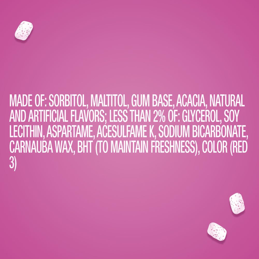 ORBIT Bubblemint Sugar Free Chewing Gum Bulk Pack, 55 Piece Bottle (4 Pack)