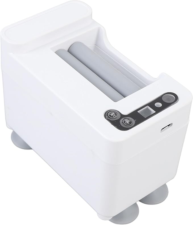 Smart Automatic Toothpaste Dispenser Wall Mounted Touchless Electric Toothpaste Squeezer with 3 Level Adjustable Dispensing Modes for Bathroom Oral Care White ABS Silicone