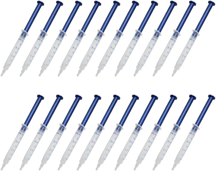 20 PCS 3ML Teeth Whitening Gel Refills 35% CP Bleaching Gel, Tooth Whitener Gel Syringes Kit
