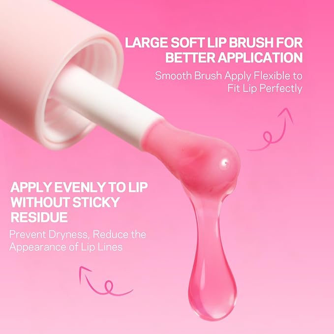 Lip Oil, Tinted Lip Glow Oil – Hydrating & Nourishing, Lip Oils Gift Set, Fruity Plumping Lip Oil Non-Sticky & Glossy Finish, 4 Colors Lip Oils Stain for Girls and Women - Moisturizing Gloss